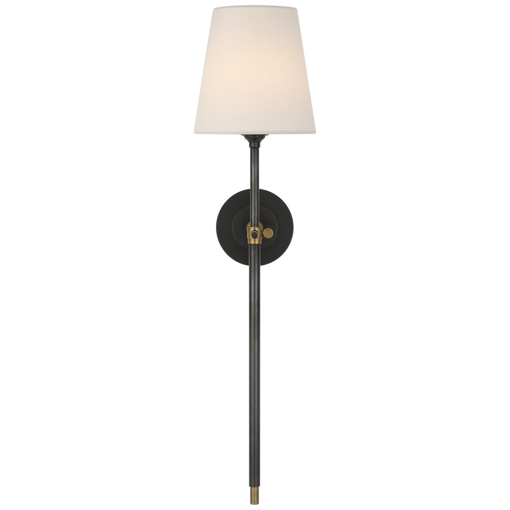Visual Comfort Signature Canada - TOB 2044BZ/HAB-L-CL - LED Wall Sconce - Bryant - Bronze and Hand-Rubbed Antique Brass