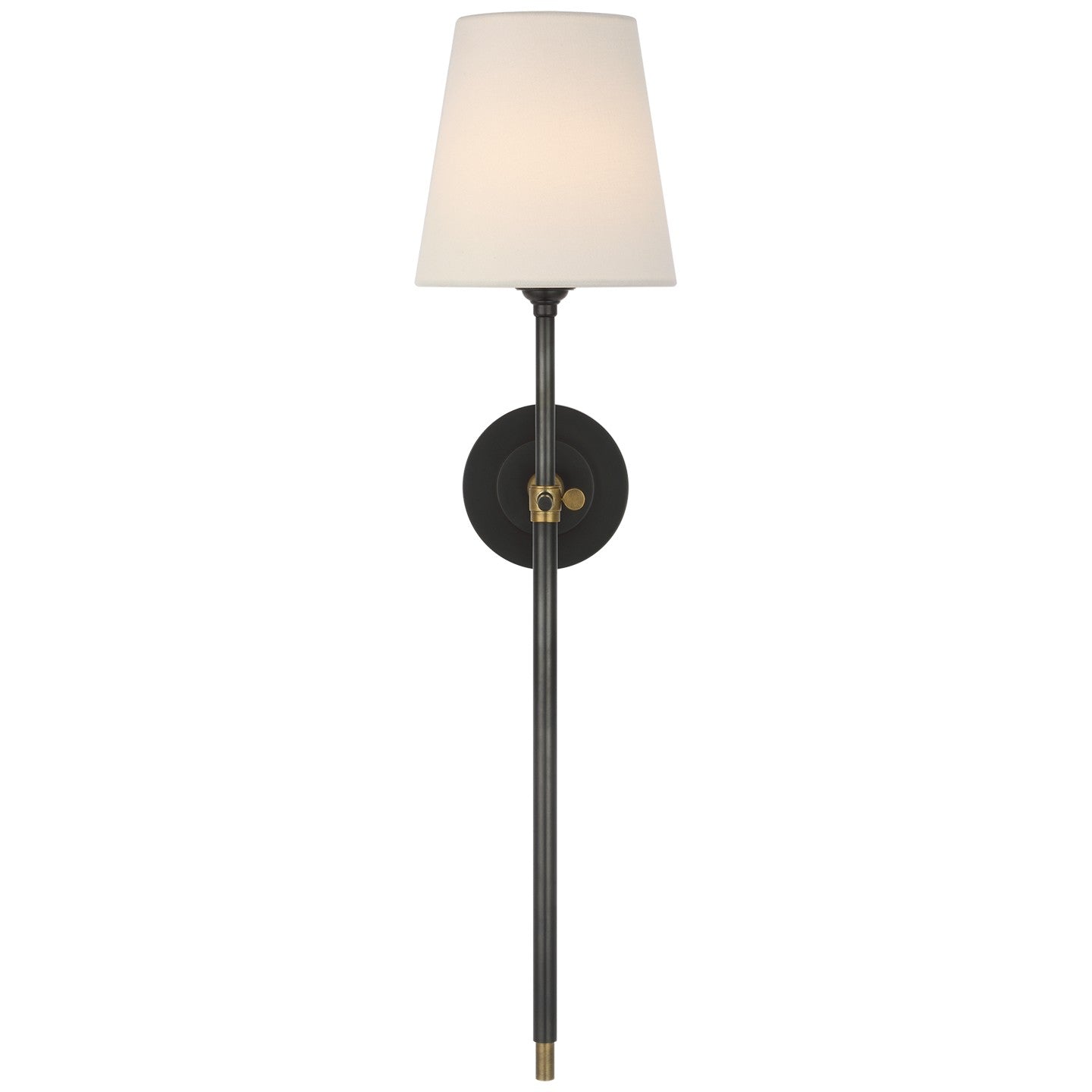 Visual Comfort Signature Canada - TOB 2044BZ/HAB-L-CL - LED Wall Sconce - Bryant - Bronze and Hand-Rubbed Antique Brass