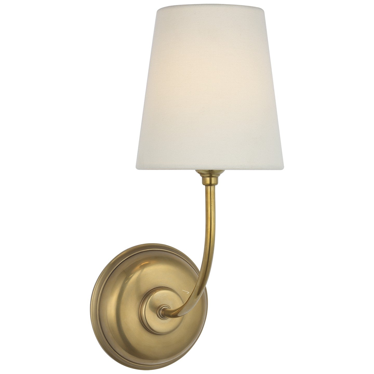 Visual Comfort Signature Canada - TOB 2077HAB-L-CL - LED Wall Sconce - Vendome - Hand-Rubbed Antique Brass