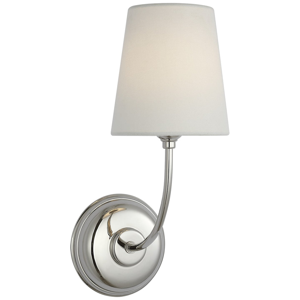 Visual Comfort Signature Canada - TOB 2077PN-L-CL - LED Wall Sconce - Vendome - Polished Nickel