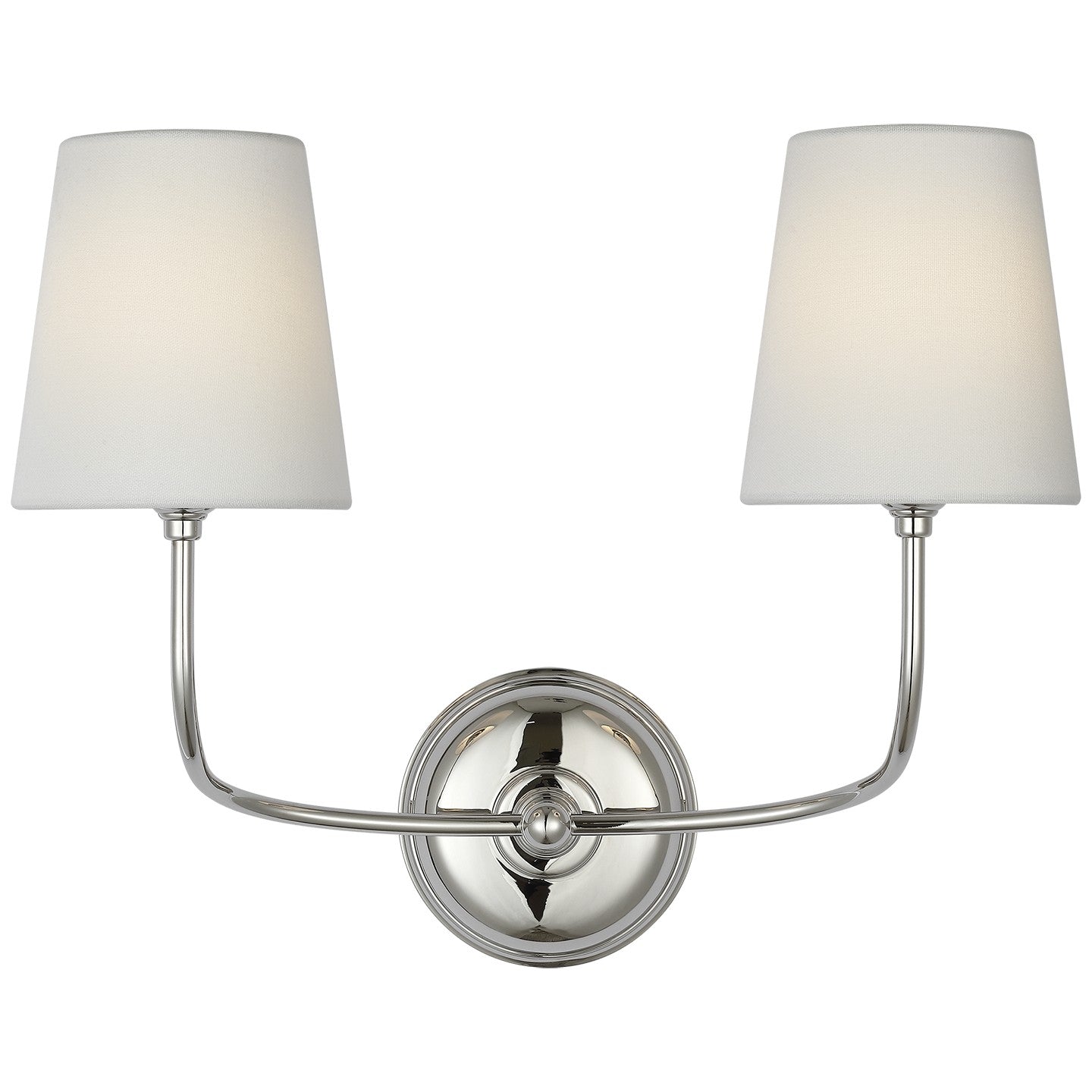 Visual Comfort Signature Canada - TOB 2088PN-L-CL - LED Wall Sconce - Vendome - Polished Nickel