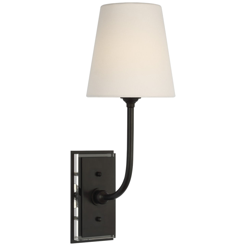 Visual Comfort Signature Canada - TOB 2189BZ-L-CL - LED Wall Sconce - Hulton - Bronze
