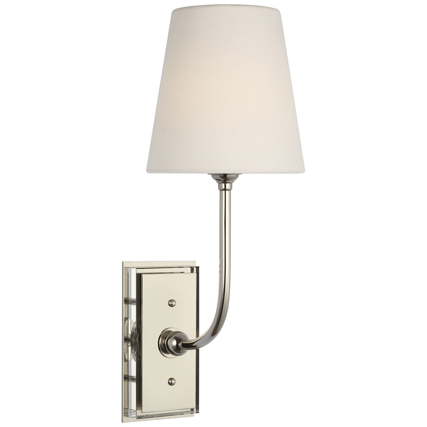 Visual Comfort Signature Canada - TOB 2189PN-L-CL - LED Wall Sconce - Hulton - Polished Nickel