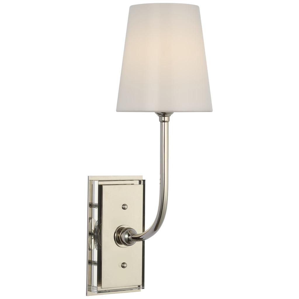 Visual Comfort Signature Canada - TOB 2189PN-WG-CL - LED Wall Sconce - Hulton - Polished Nickel