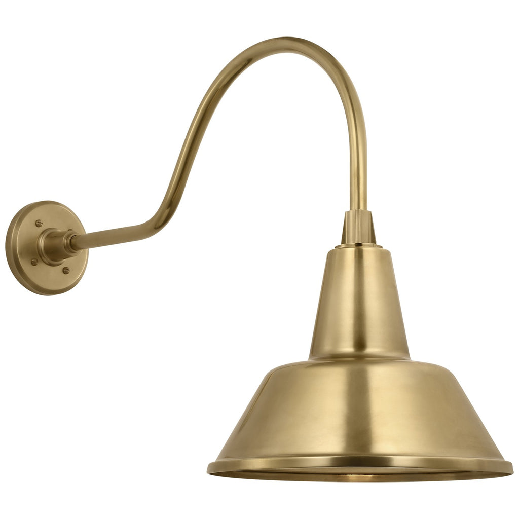 Visual Comfort Signature Canada - TOB 2802HAB/S1-HAB - LED Barn Light - Academy Barn Light - Hand-Rubbed Antique Brass