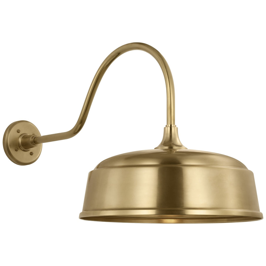 Visual Comfort Signature Canada - TOB 2802HAB/S7-HAB - LED Barn Light - Academy Barn Light - Hand-Rubbed Antique Brass