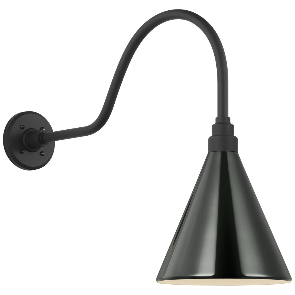 Visual Comfort Signature Canada - TOB 2802MBK/S10-G - LED Barn Light - Academy Barn Light - Matte Black