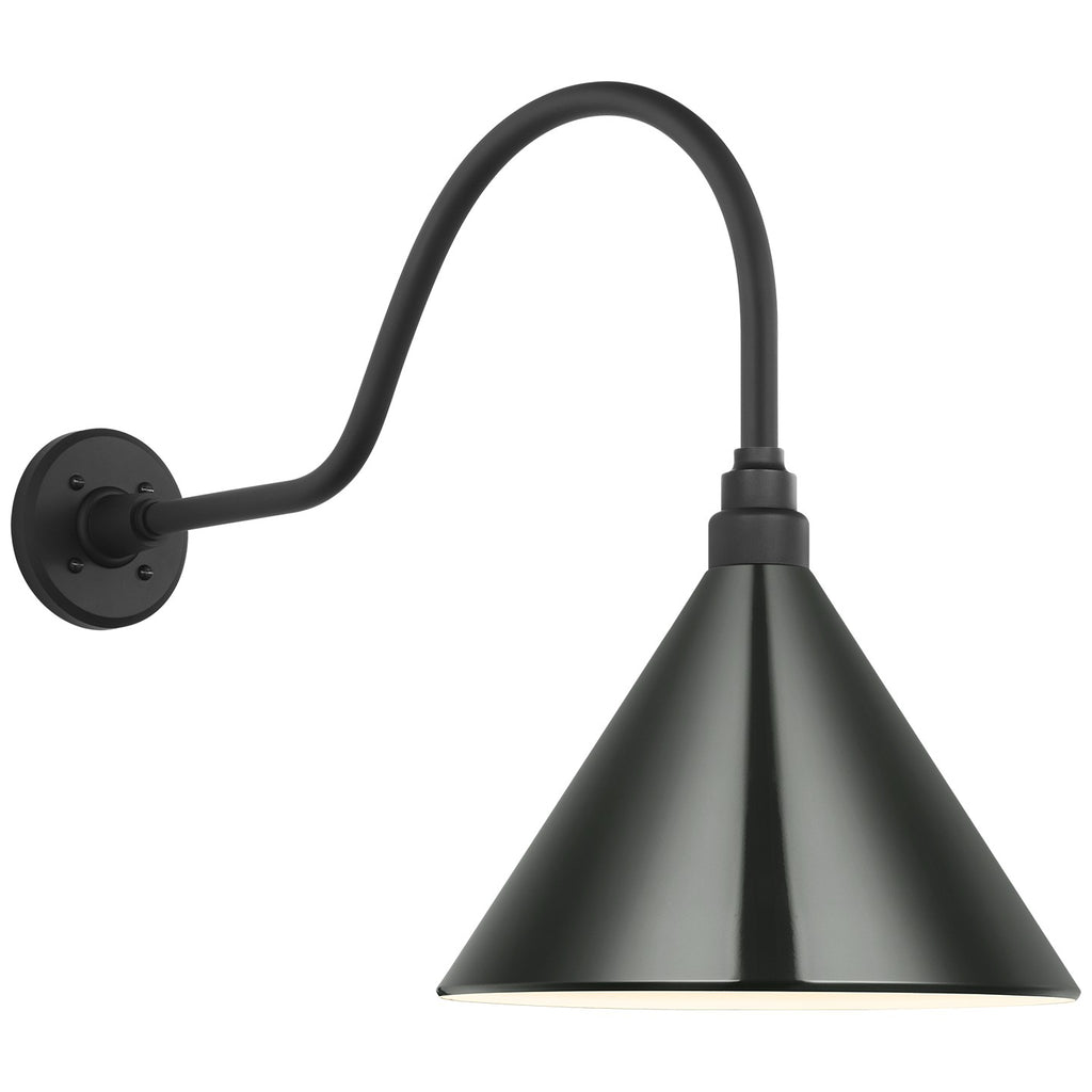 Visual Comfort Signature Canada - TOB 2802MBK/S11-G - LED Barn Light - Academy Barn Light - Matte Black