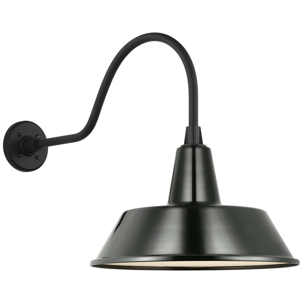 Visual Comfort Signature Canada - TOB 2802MBK/S2-G - LED Barn Light - Academy Barn Light - Matte Black