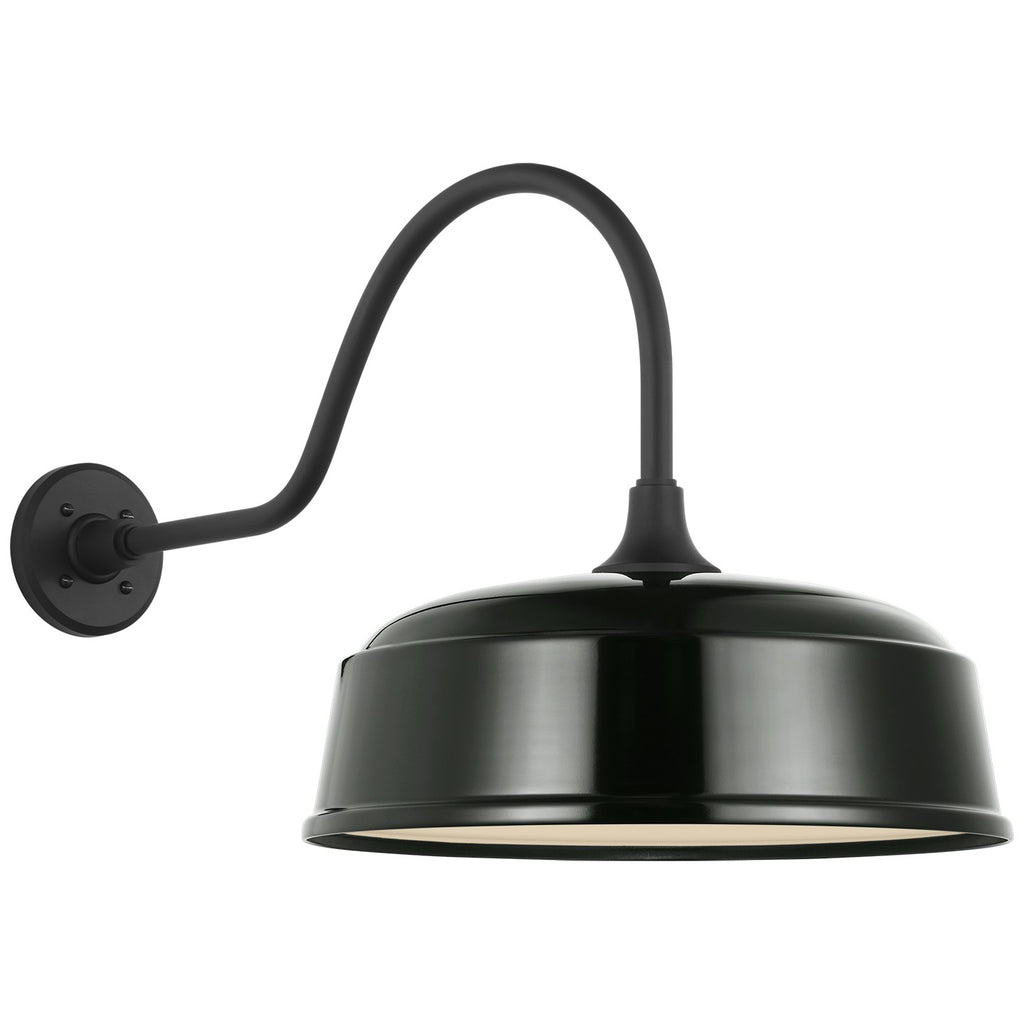 Visual Comfort Signature Canada - TOB 2802MBK/S7-G - LED Barn Light - Academy Barn Light - Matte Black