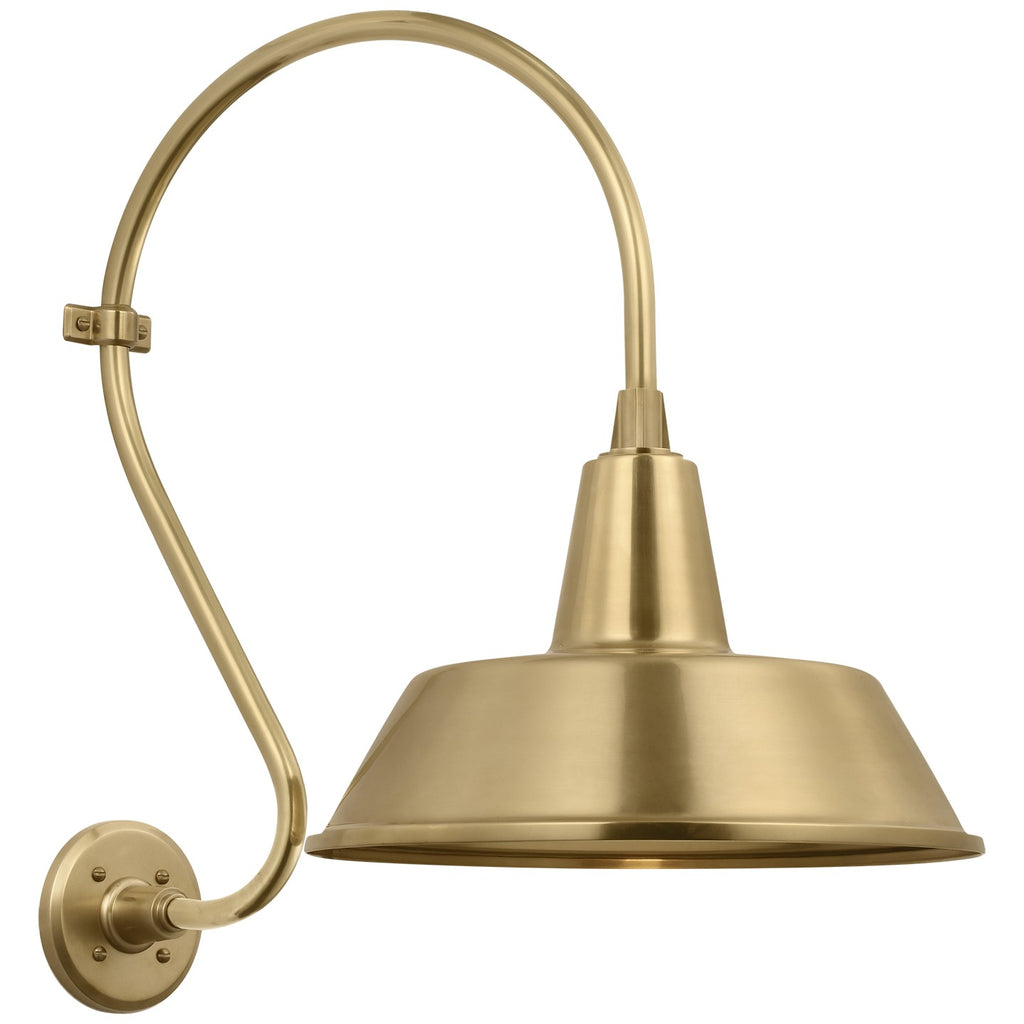 Visual Comfort Signature Canada - TOB 2804HAB/S2-HAB - LED Barn Light - Academy Barn Light - Hand-Rubbed Antique Brass