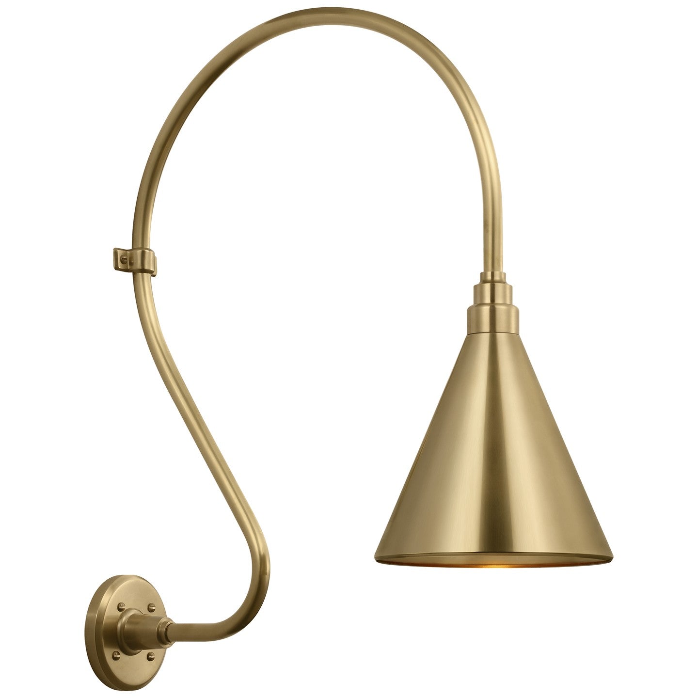 Visual Comfort Signature Canada - TOB 2805HAB/S10-HAB - LED Barn Light - Academy Barn Light - Hand-Rubbed Antique Brass