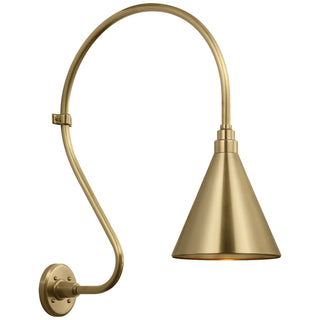 Visual Comfort Signature Canada - TOB 2805HAB/S10-HAB - LED Barn Light - Academy Barn Light - Hand-Rubbed Antique Brass