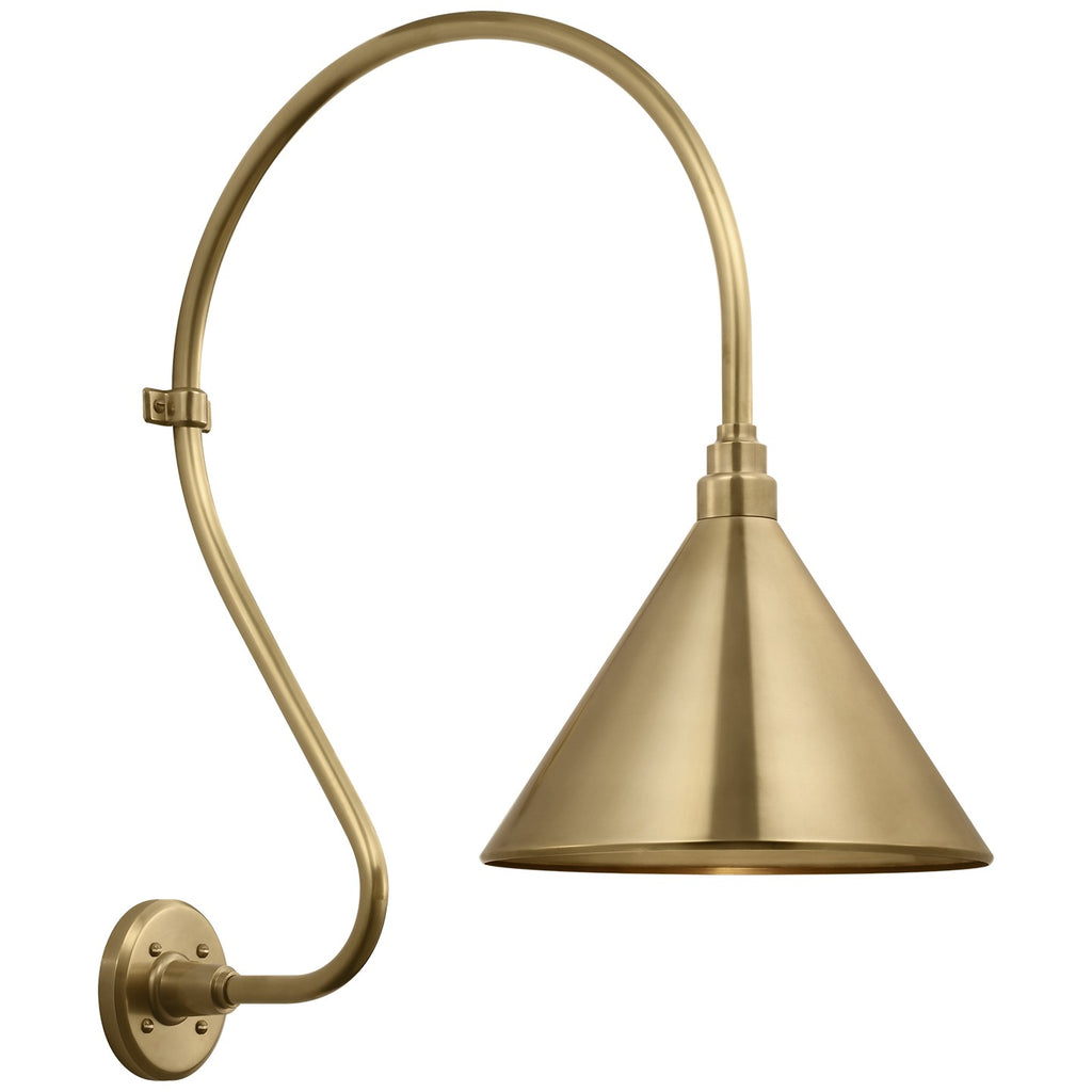 Visual Comfort Signature Canada - TOB 2805HAB/S11-HAB - LED Barn Light - Academy Barn Light - Hand-Rubbed Antique Brass