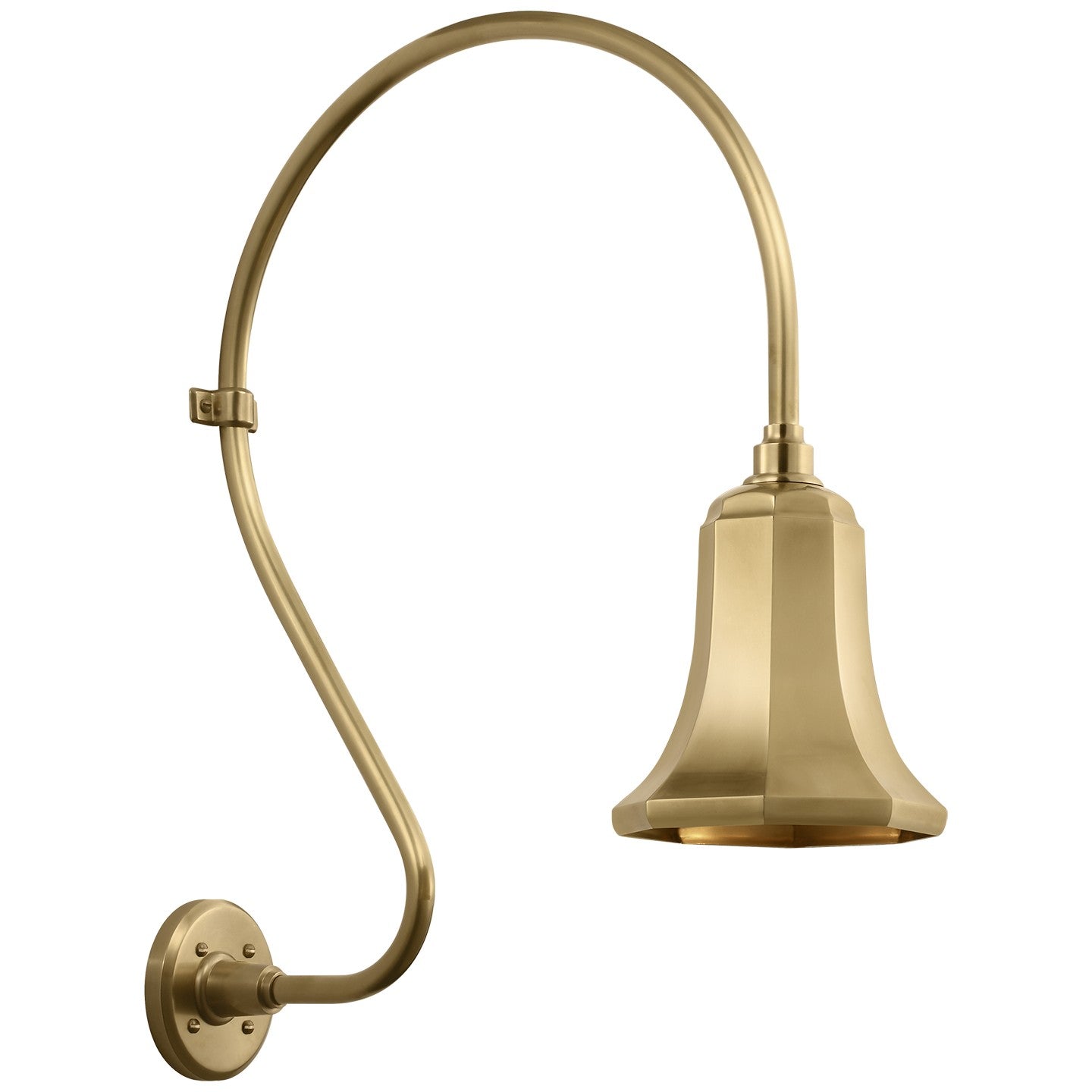 Visual Comfort Signature Canada - TOB 2805HAB/S8-HAB - LED Barn Light - Academy Barn Light - Hand-Rubbed Antique Brass