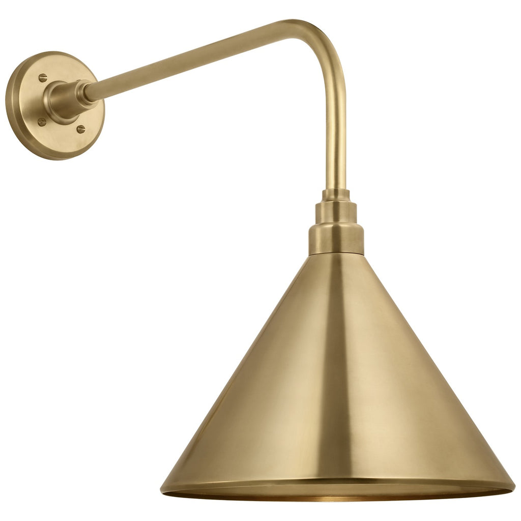 Visual Comfort Signature Canada - TOB 2809HAB/S11-HAB - LED Barn Light - Academy Barn Light - Hand-Rubbed Antique Brass