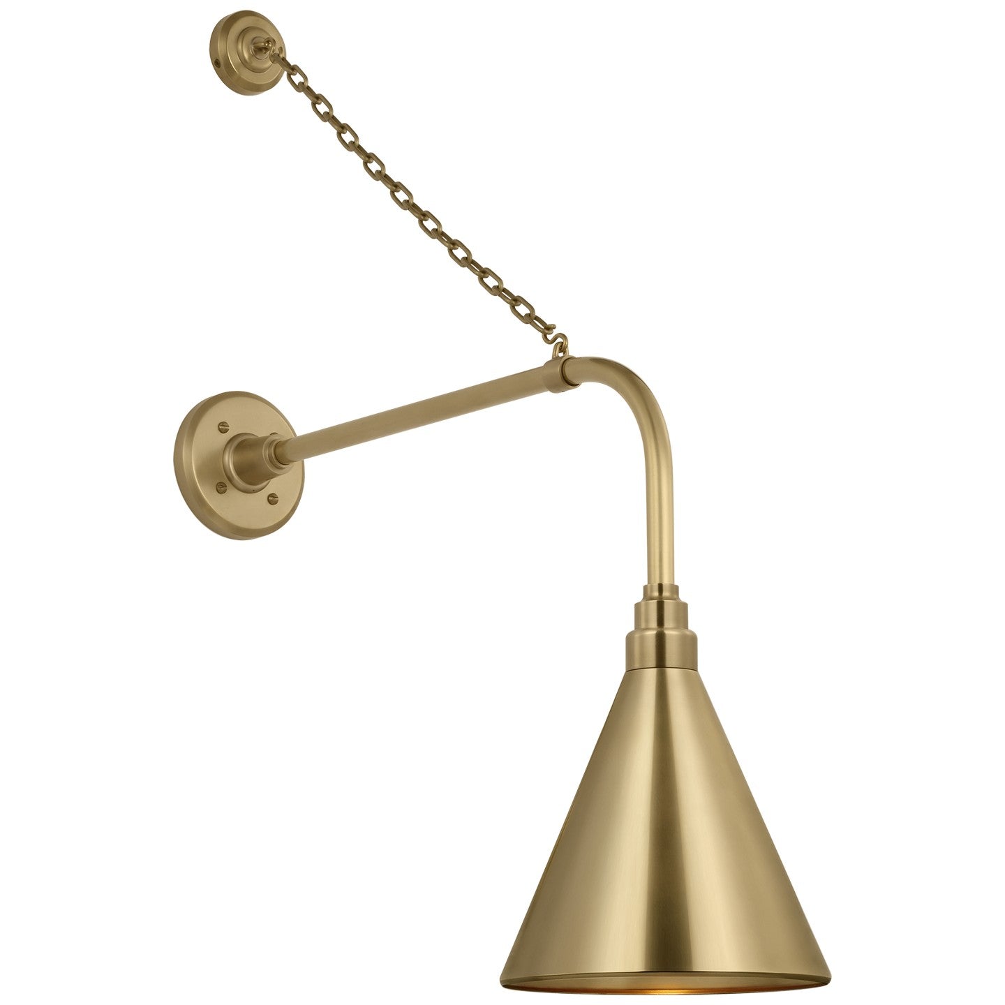 Visual Comfort Signature Canada - TOB 2810HAB/S10-HAB - LED Barn Light - Academy Barn Light - Hand-Rubbed Antique Brass