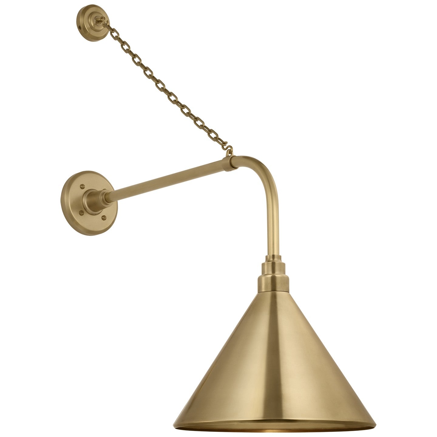 Visual Comfort Signature Canada - TOB 2810HAB/S11-HAB - LED Barn Light - Academy Barn Light - Hand-Rubbed Antique Brass