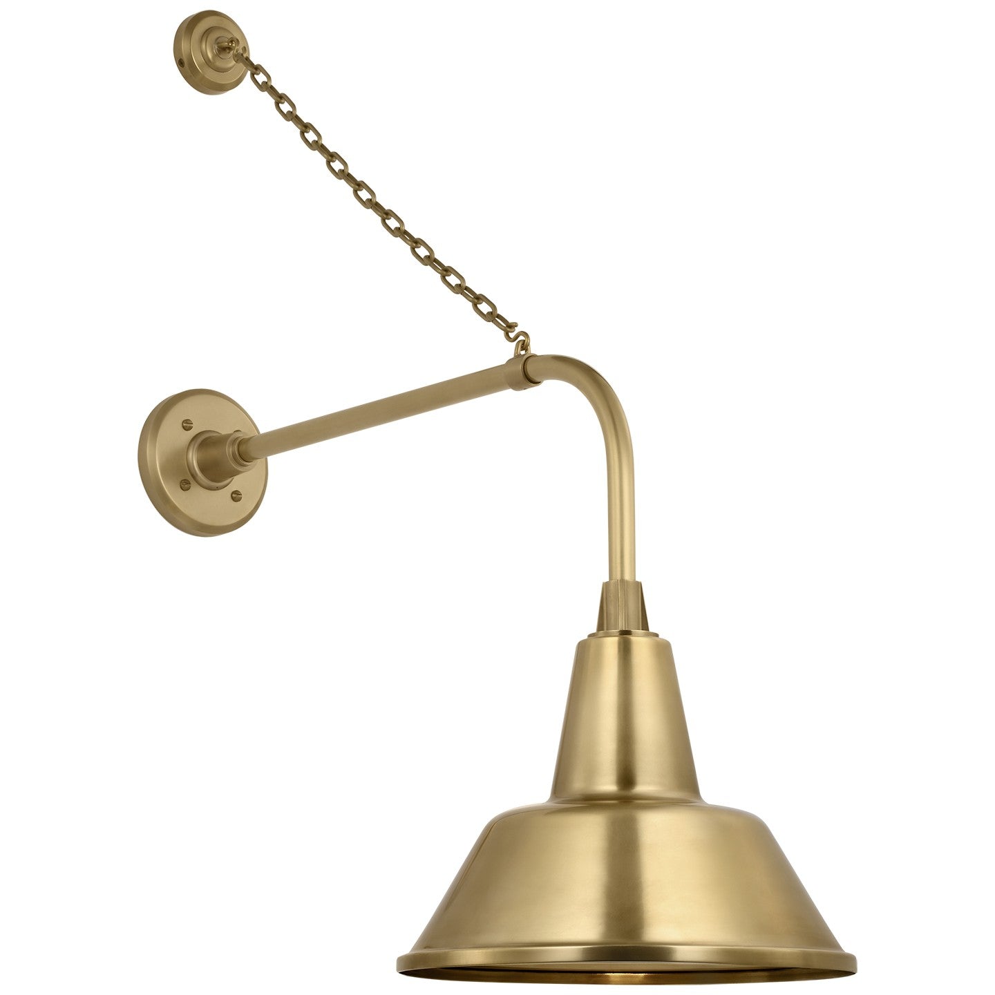Visual Comfort Signature Canada - TOB 2810HAB/S1-HAB - LED Barn Light - Academy Barn Light - Hand-Rubbed Antique Brass