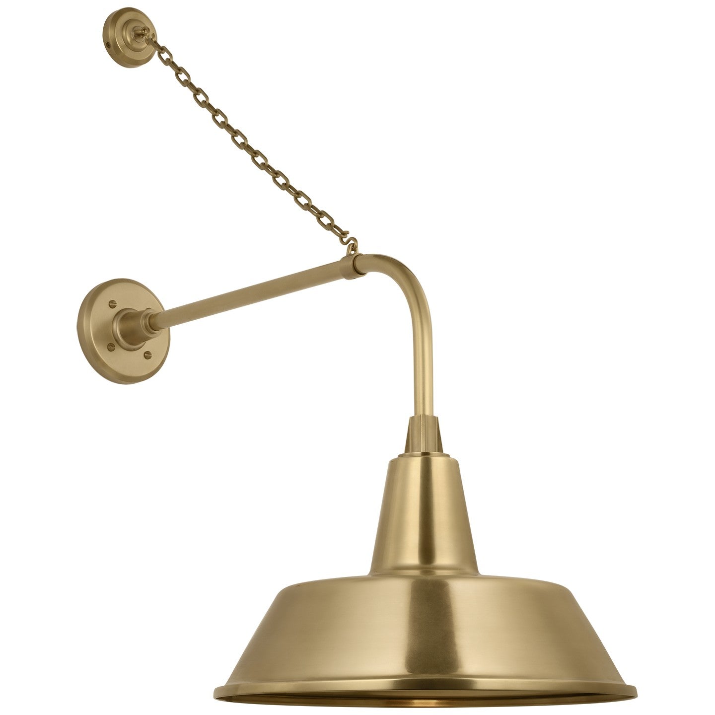 Visual Comfort Signature Canada - TOB 2810HAB/S2-HAB - LED Barn Light - Academy Barn Light - Hand-Rubbed Antique Brass