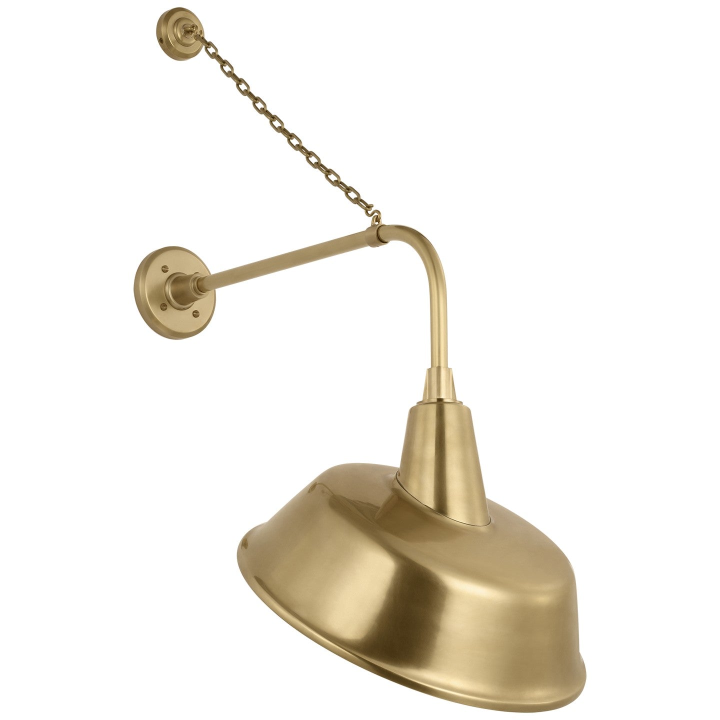 Visual Comfort Signature Canada - TOB 2810HAB/S4-HAB - LED Barn Light - Academy Barn Light - Hand-Rubbed Antique Brass