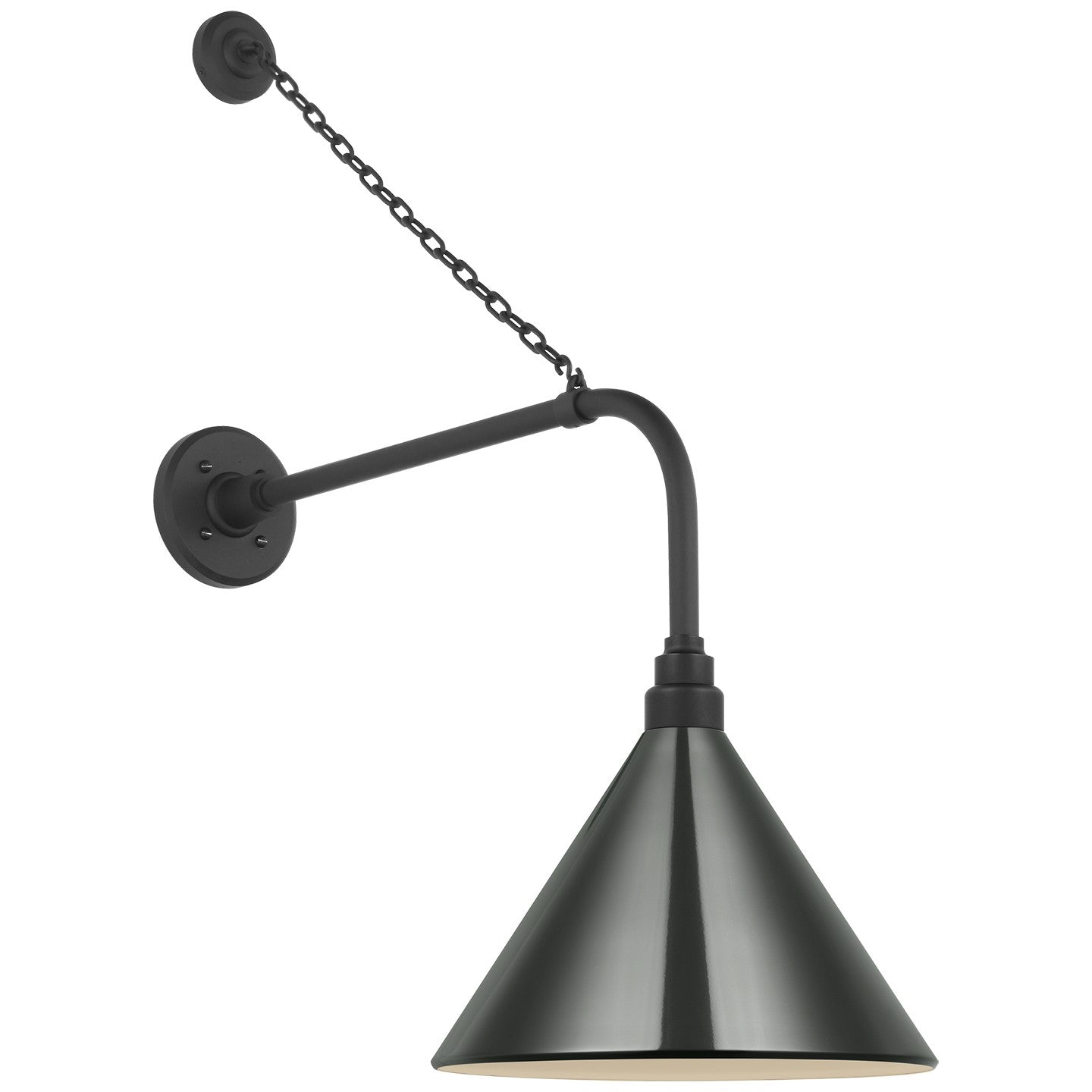Visual Comfort Signature Canada - TOB 2810MBK/S11-G - LED Barn Light - Academy Barn Light - Matte Black