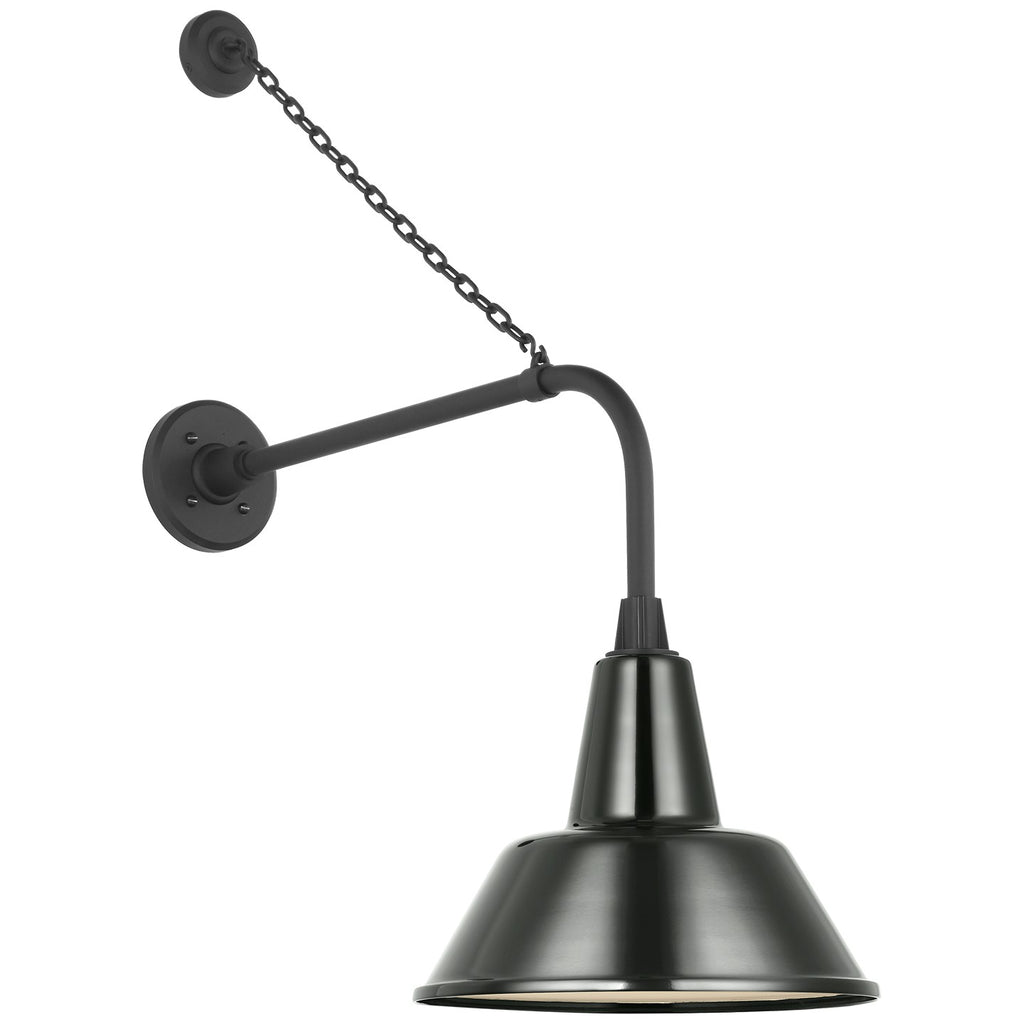 Visual Comfort Signature Canada - TOB 2810MBK/S1-G - LED Barn Light - Academy Barn Light - Matte Black