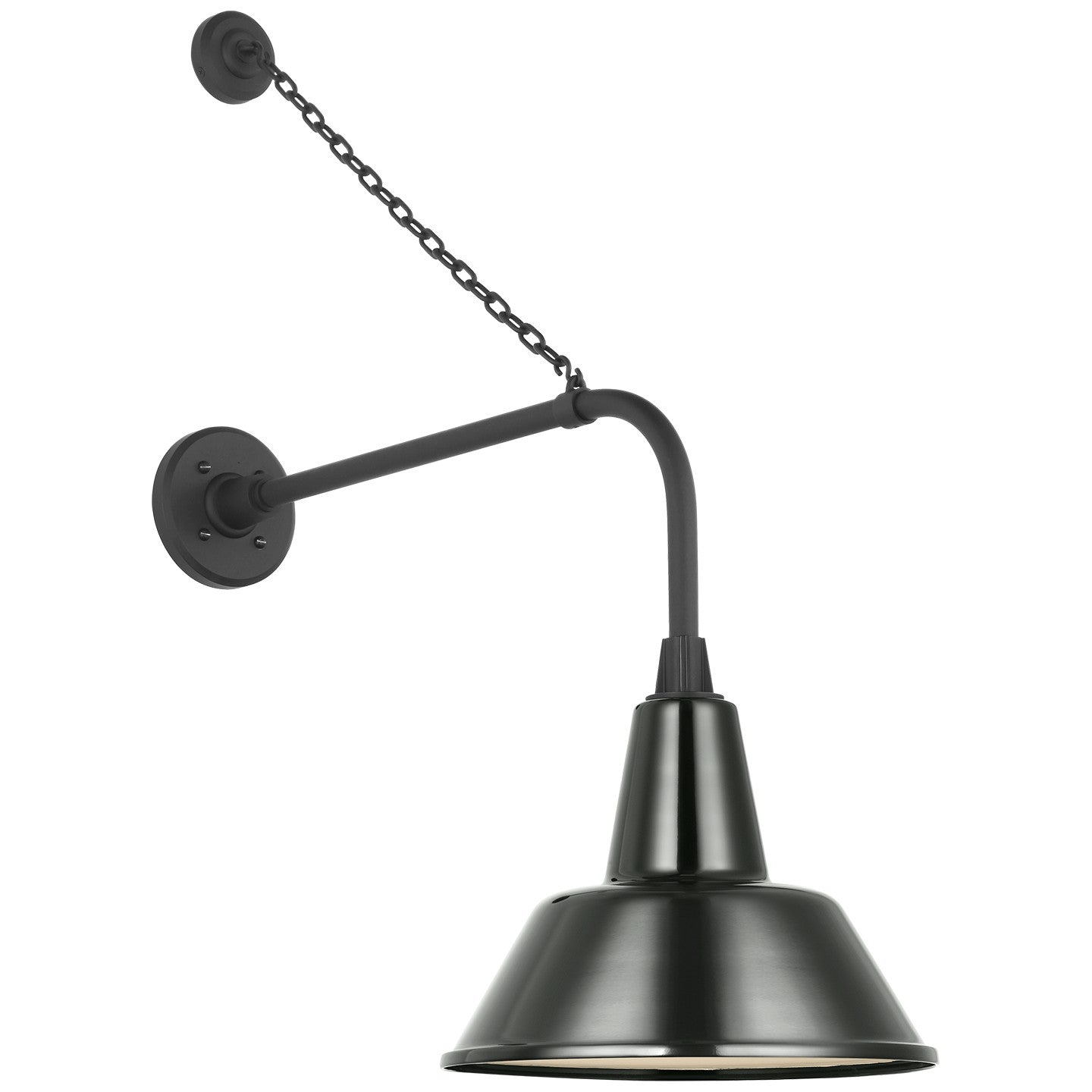 Visual Comfort Signature Canada - TOB 2810MBK/S1-G - LED Barn Light - Academy Barn Light - Matte Black