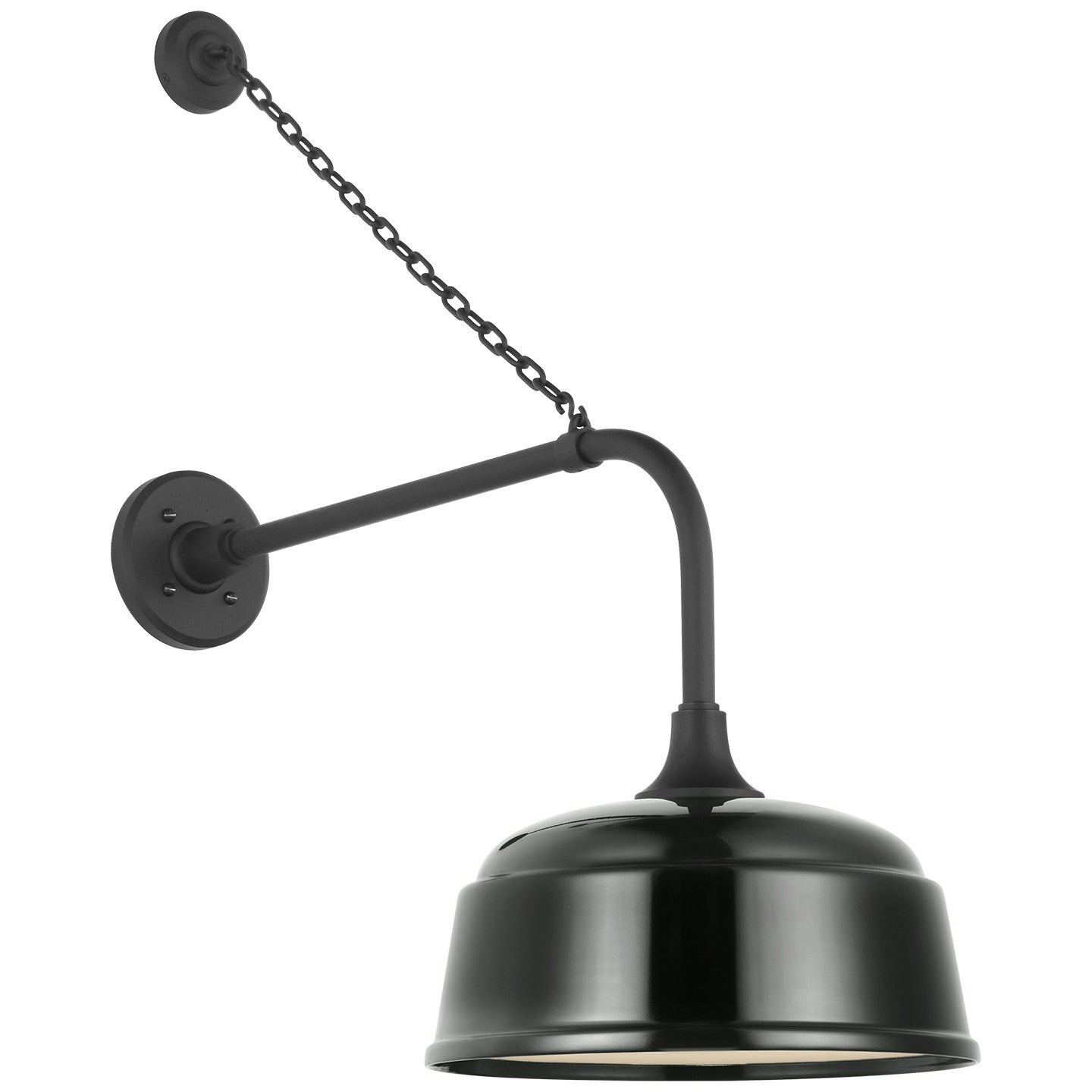 Visual Comfort Signature Canada - TOB 2810MBK/S6-G - LED Barn Light - Academy Barn Light - Matte Black
