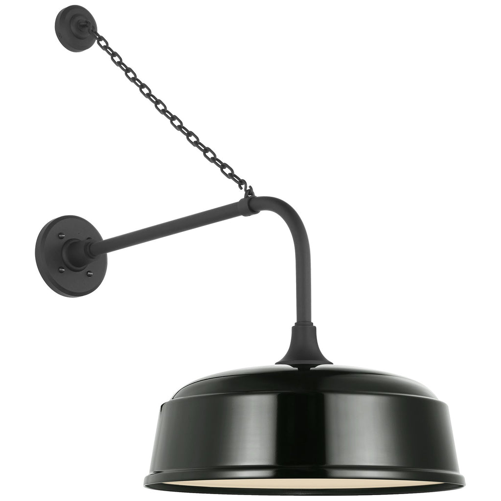 Visual Comfort Signature Canada - TOB 2810MBK/S7-G - LED Barn Light - Academy Barn Light - Matte Black