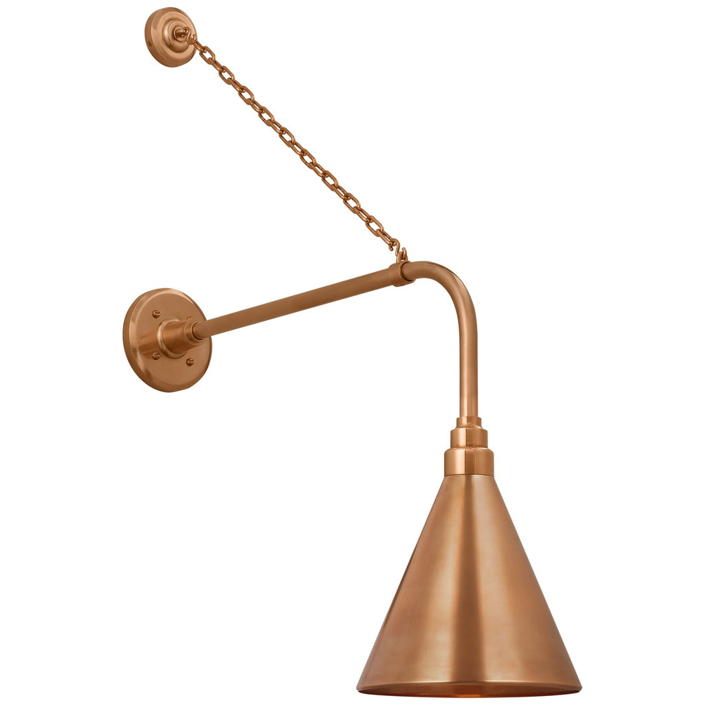 Visual Comfort Signature Canada - TOB 2810SC/S10-SC - LED Barn Light - Academy Barn Light - Soft Copper