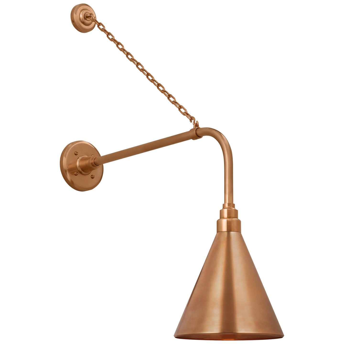 Visual Comfort Signature Canada - TOB 2810SC/S10-SC - LED Barn Light - Academy Barn Light - Soft Copper