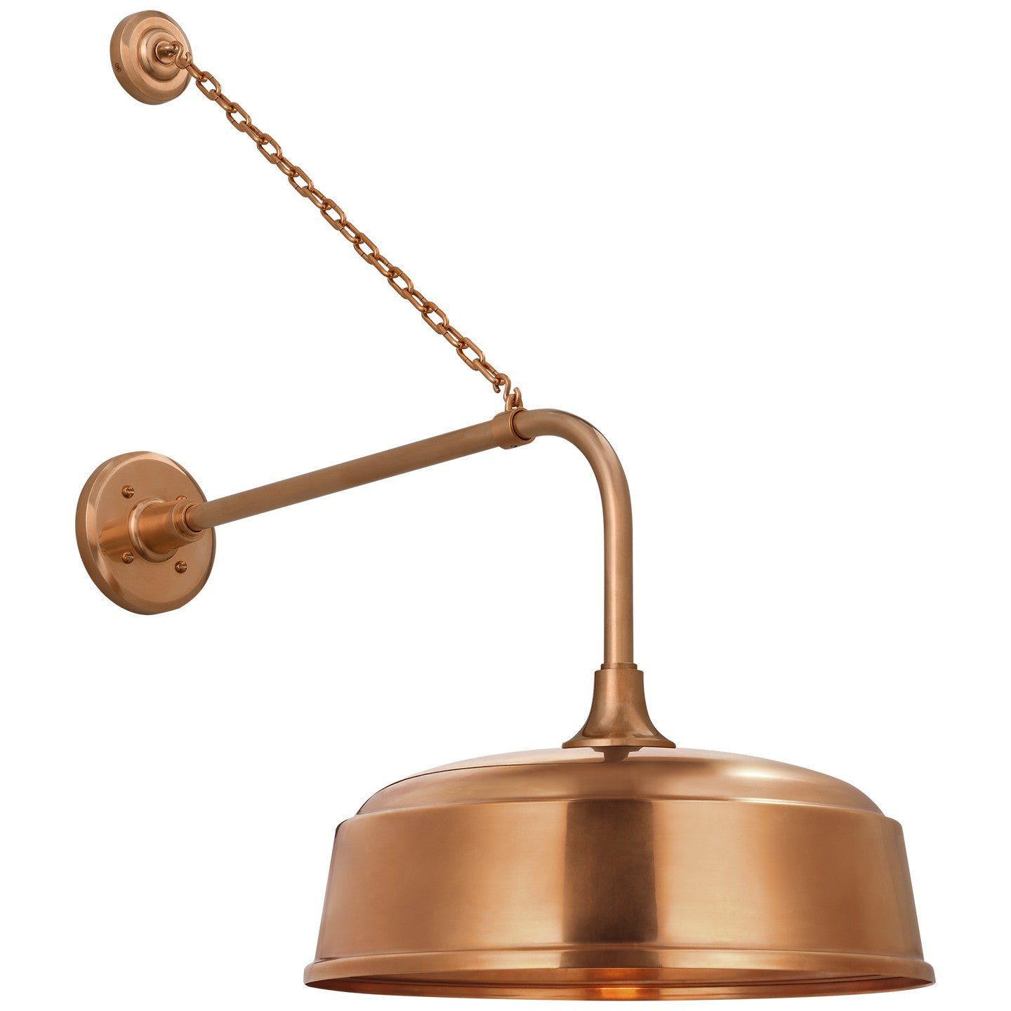 Visual Comfort Signature Canada - TOB 2810SC/S7-SC - LED Barn Light - Academy Barn Light - Soft Copper