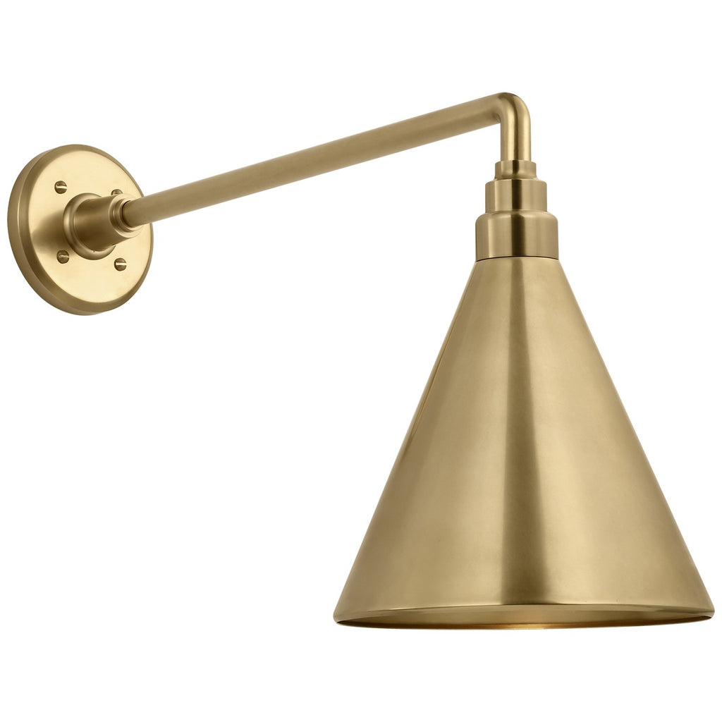 Visual Comfort Signature Canada - TOB 2812HAB/S10-HAB - LED Barn Light - Academy Barn Light - Hand-Rubbed Antique Brass