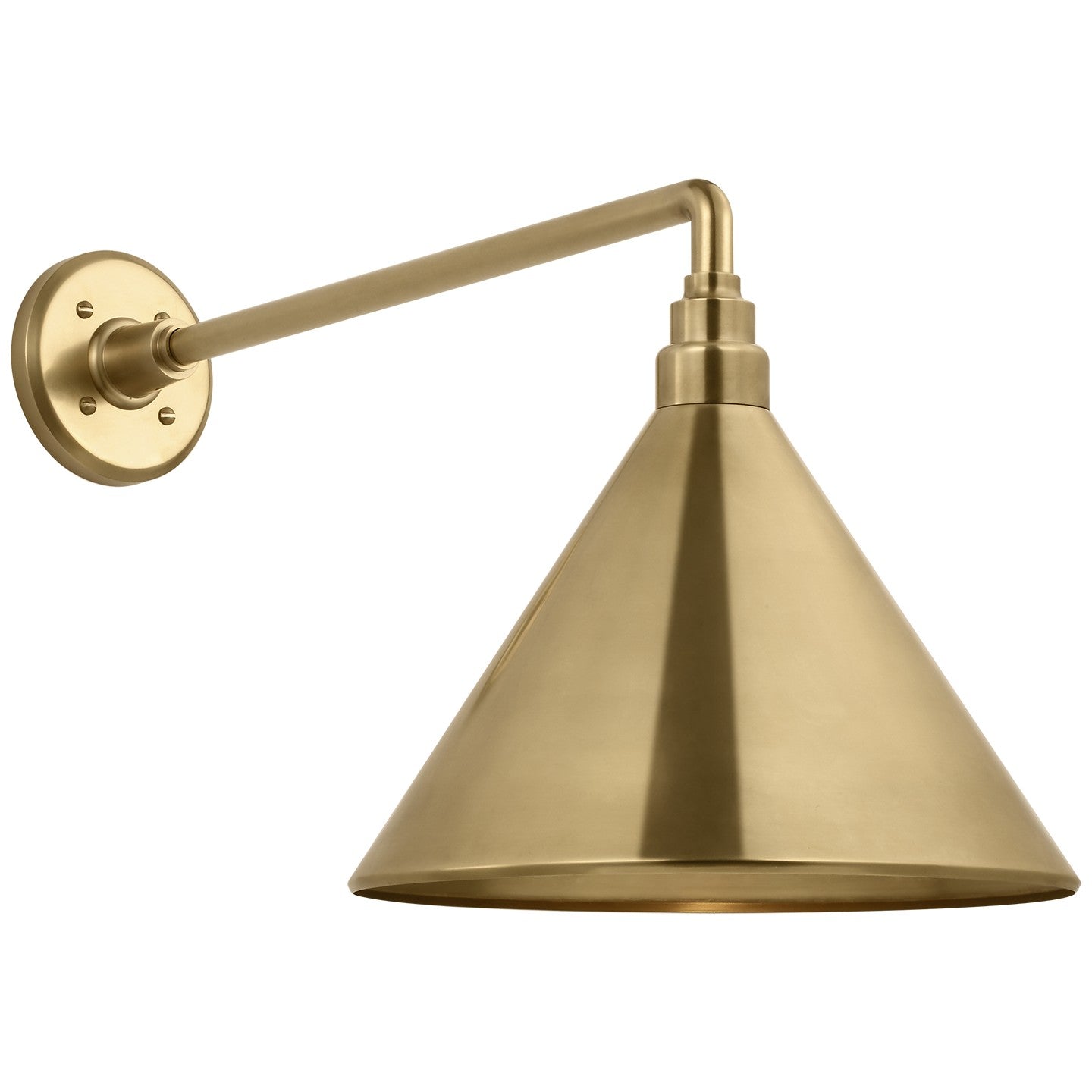 Visual Comfort Signature Canada - TOB 2812HAB/S11-HAB - LED Barn Light - Academy Barn Light - Hand-Rubbed Antique Brass