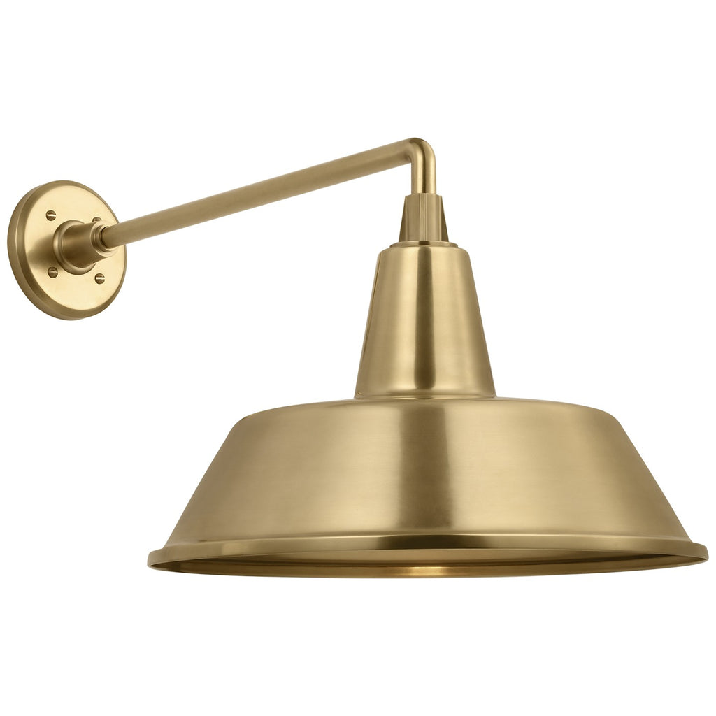 Visual Comfort Signature Canada - TOB 2812HAB/S2-HAB - LED Barn Light - Academy Barn Light - Hand-Rubbed Antique Brass