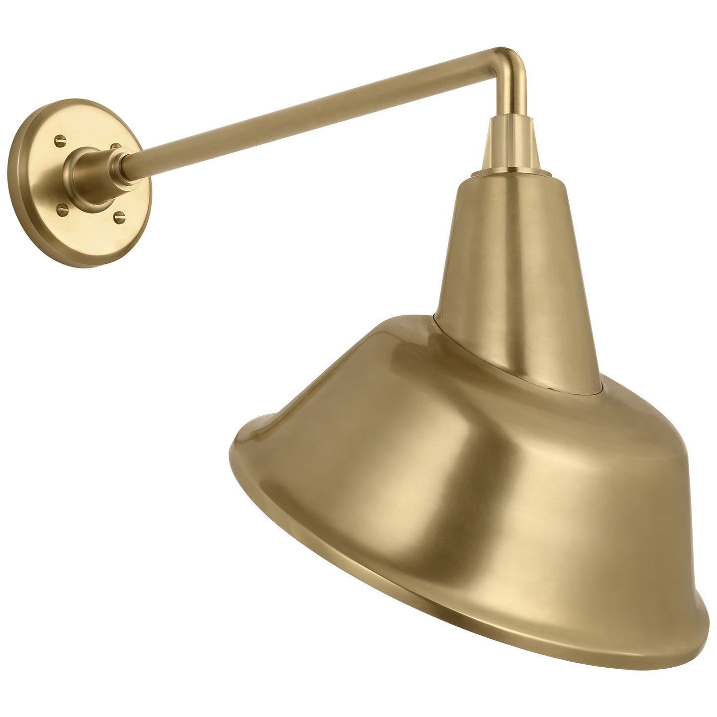 Visual Comfort Signature Canada - TOB 2812HAB/S3-HAB - LED Barn Light - Academy Barn Light - Hand-Rubbed Antique Brass