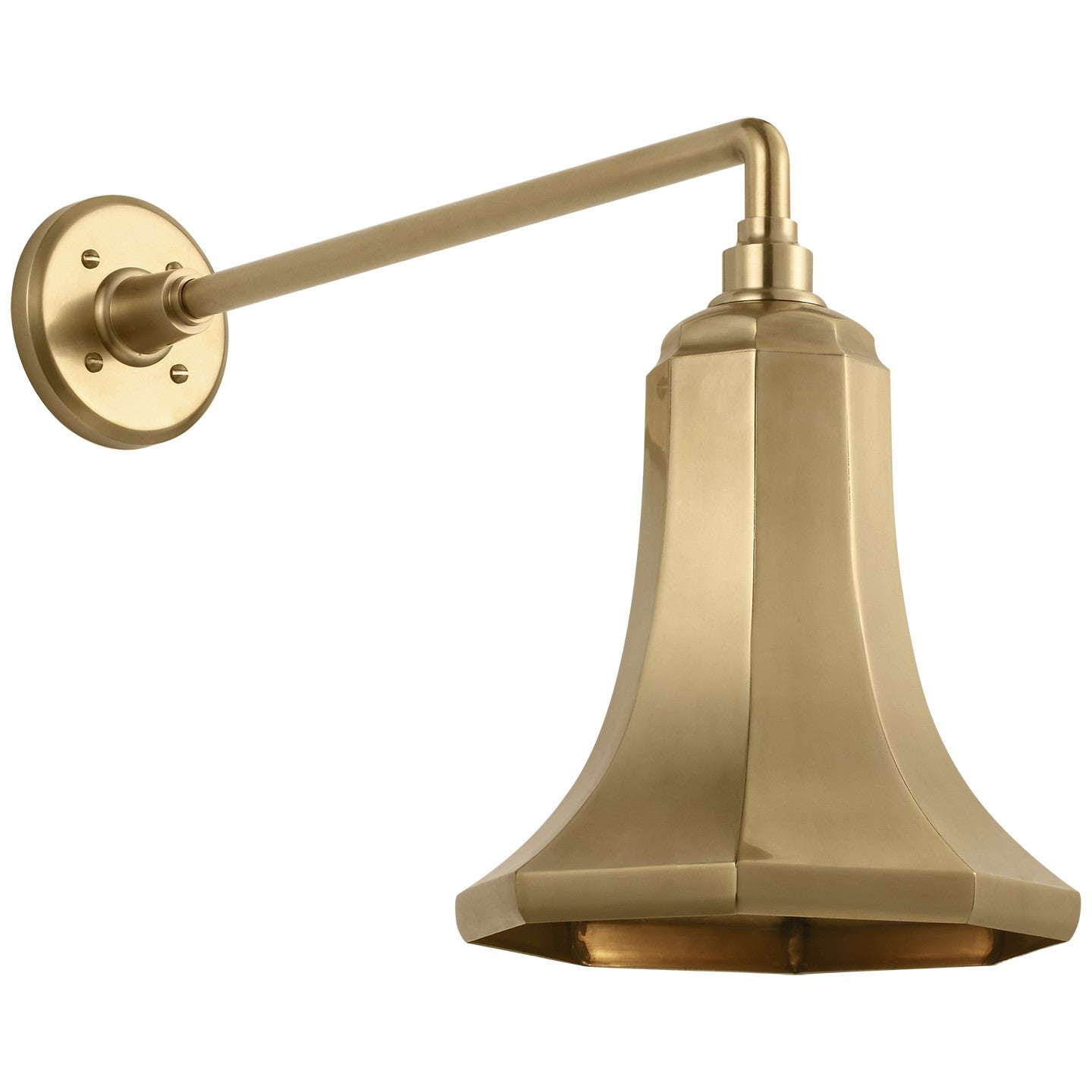 Visual Comfort Signature Canada - TOB 2812HAB/S9-HAB - LED Barn Light - Academy Barn Light - Hand-Rubbed Antique Brass