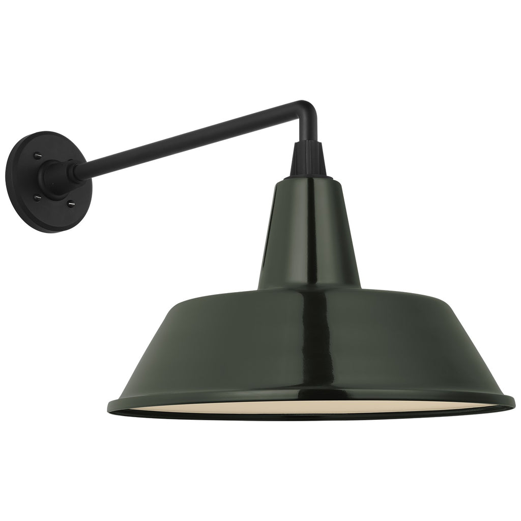 Visual Comfort Signature Canada - TOB 2812MBK/S2-G - LED Barn Light - Academy Barn Light - Matte Black