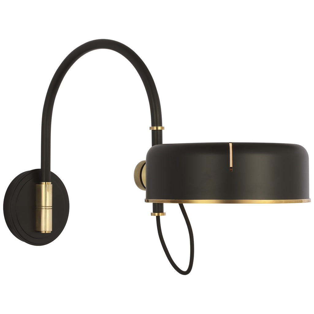 Visual Comfort Signature Canada - TOB 2132MI/HAB-MI - LED Wall Sconce - Oso - Modern Iron and Hand-Rubbed Antique Brass