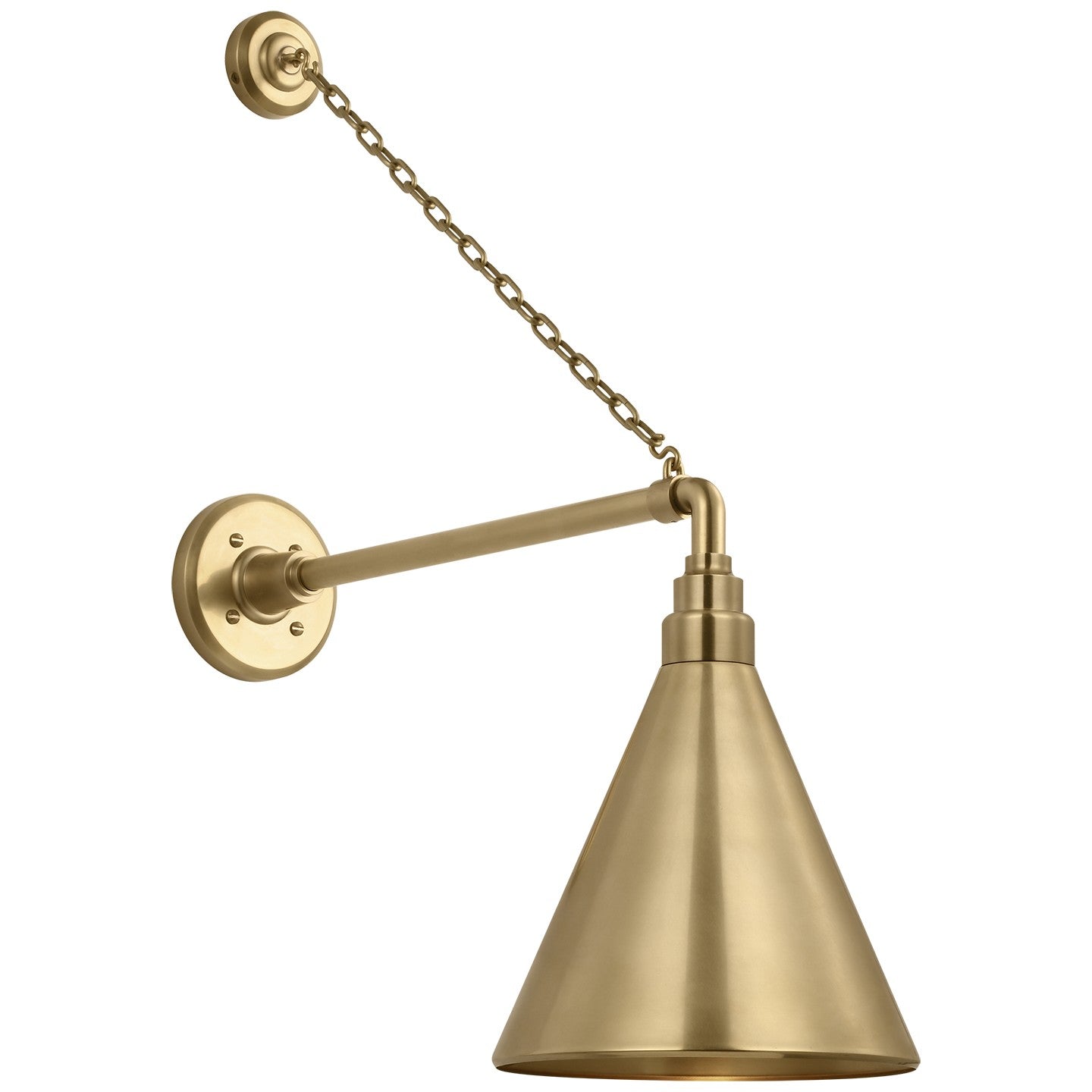 Visual Comfort Signature Canada - TOB 2813HAB/S10-HAB - LED Barn Light - Academy Barn Light - Hand-Rubbed Antique Brass