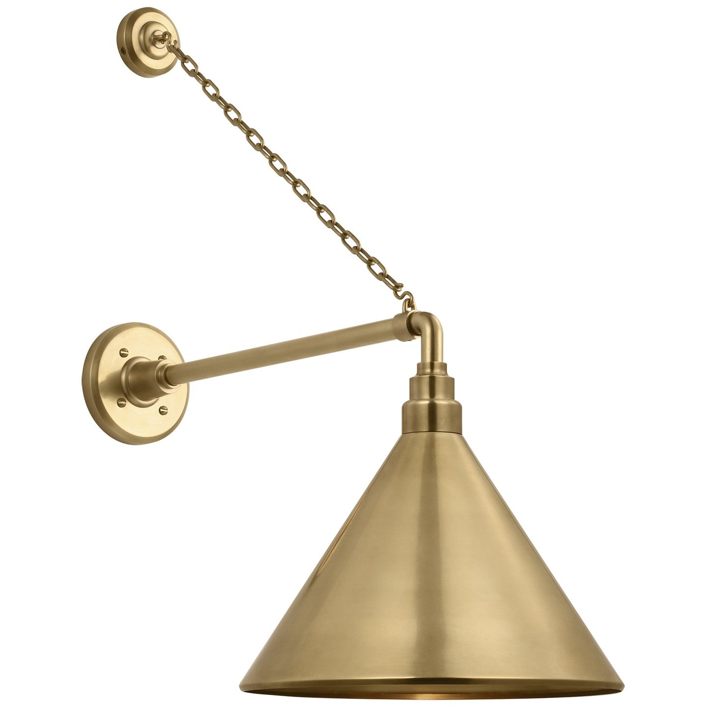Visual Comfort Signature Canada - TOB 2813HAB/S11-HAB - LED Barn Light - Academy Barn Light - Hand-Rubbed Antique Brass