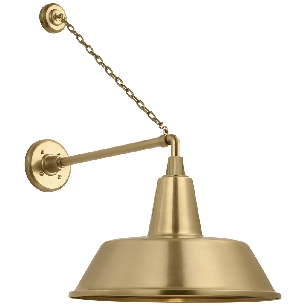 Visual Comfort Signature Canada - TOB 2813HAB/S2-HAB - LED Barn Light - Academy Barn Light - Hand-Rubbed Antique Brass