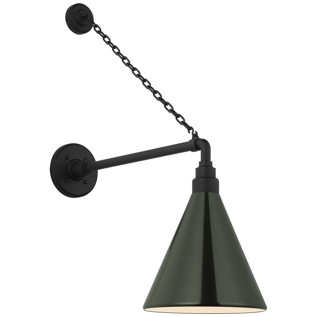 Visual Comfort Signature Canada - TOB 2813MBK/S10-G - LED Barn Light - Academy Barn Light - Matte Black