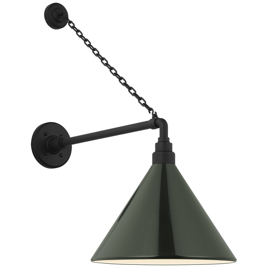 Visual Comfort Signature Canada - TOB 2813MBK/S11-G - LED Barn Light - Academy Barn Light - Matte Black