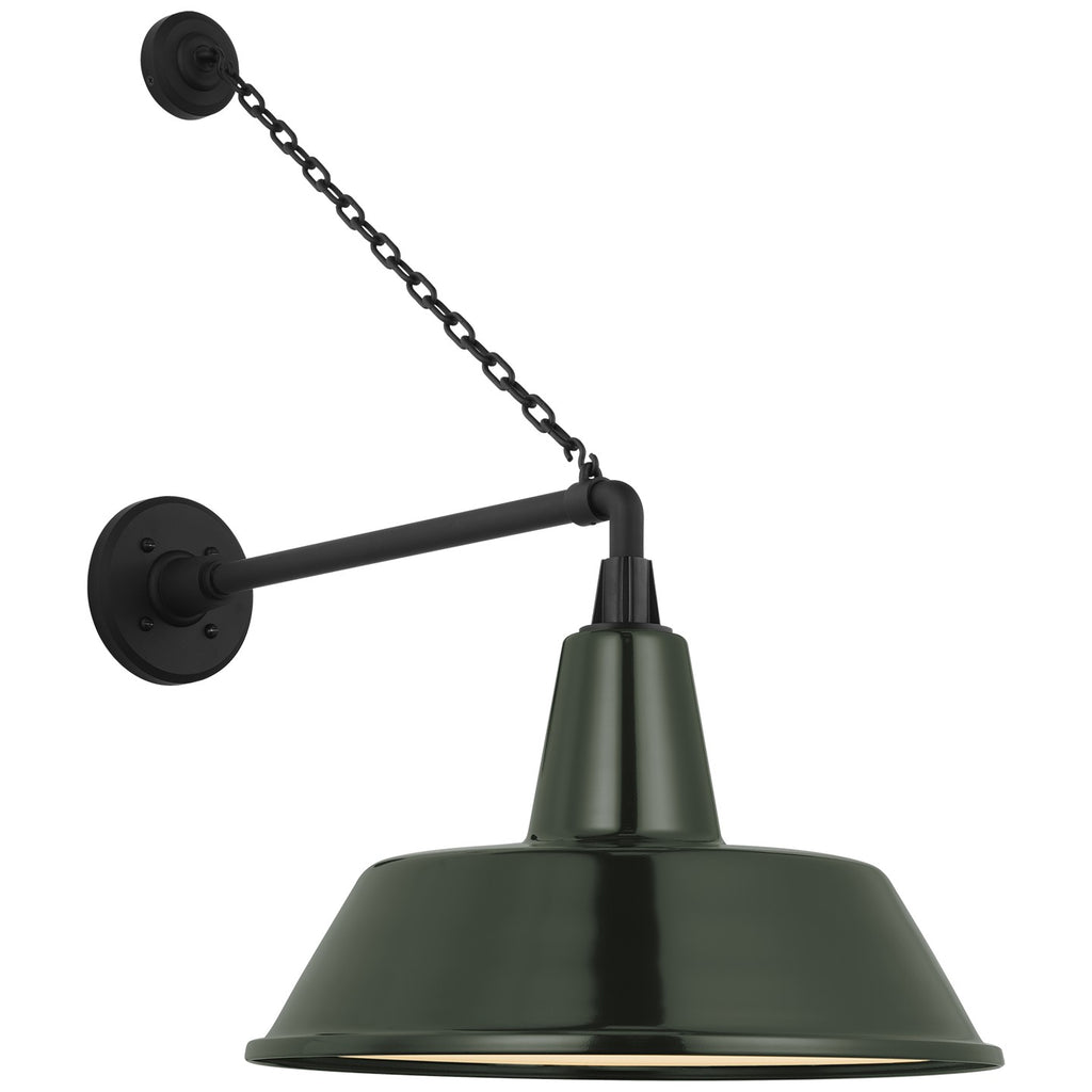 Visual Comfort Signature Canada - TOB 2813MBK/S2-G - LED Barn Light - Academy Barn Light - Matte Black