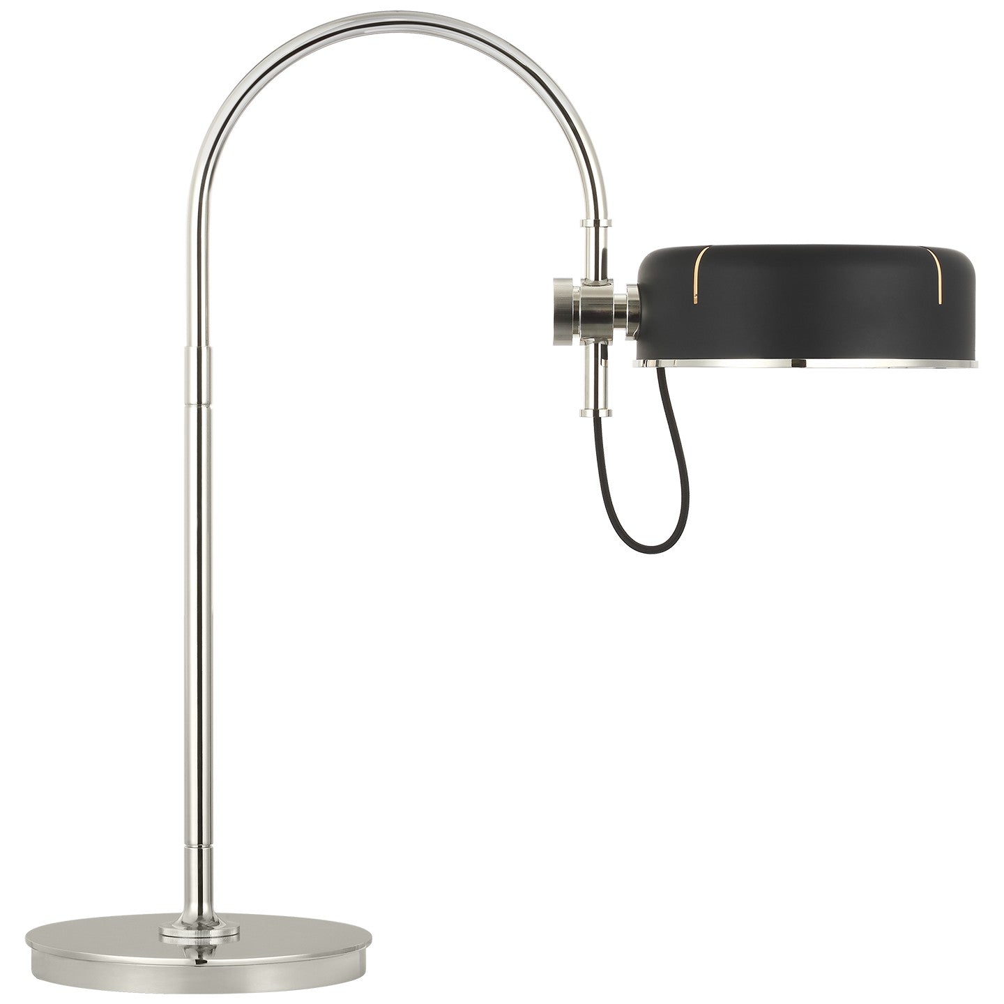 Visual Comfort Signature Canada - TOB 3130PN-BLK - LED Table Lamp - Oso - Polished Nickel