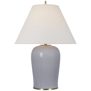 Visual Comfort Signature Canada - TOB 3604PBC-L - LED Table Lamp - Opera - Polar Blue Crackle