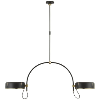 Visual Comfort Signature Canada - TOB 5130MI/HAB-MI - LED Pendant - Oso - Modern Iron and Hand-Rubbed Antique Brass