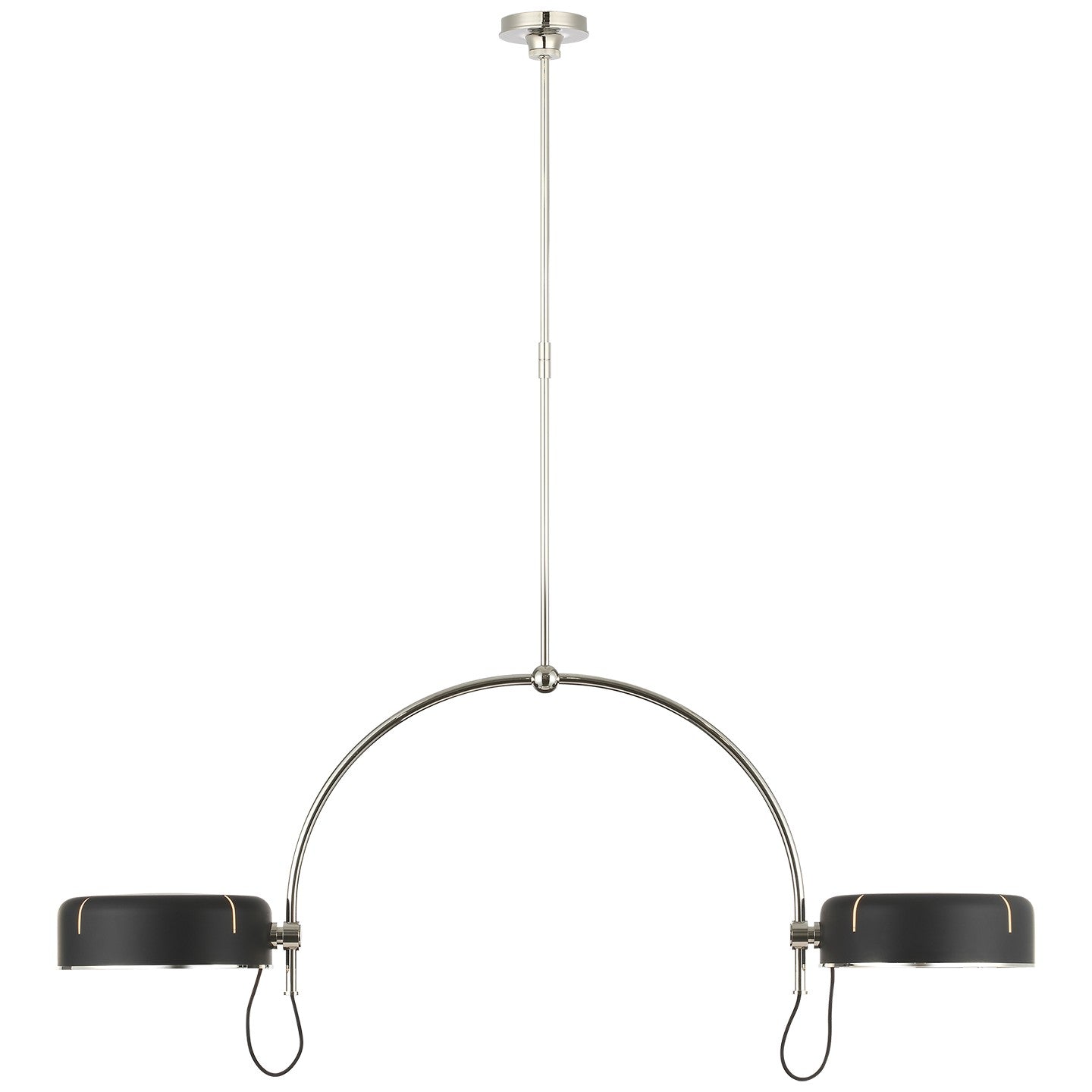 Visual Comfort Signature Canada - TOB 5130PN-BLK - LED Pendant - Oso - Polished Nickel